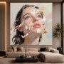 Aufwärtsblick in Pastell – Modernes Wandbild als Leinwandbild
