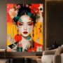Asiatische Eleganz – Modernes Wandbild als Gallery Print