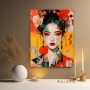 Asiatische Eleganz – Modernes Wandbild als Gallery Print