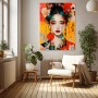 Asiatische Eleganz – Modernes Wandbild als Gallery Print
