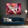 Kosmischer Lounge-Astronaut – Luxus Wandbild als Gallery Leinwand