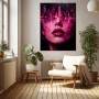 Neon Metropole – Wandbild als Acrylglasbild