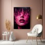 Neon Metropole – Wandbild als Acrylglasbild