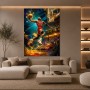 Slam Dunk Energie – Modernes Wandbild als Canvas Print