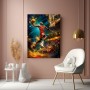 Slam Dunk Energie – Modernes Wandbild als Canvas Print