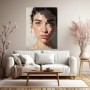 Intensives Porträt Leinwandbild – Fine Art Print mit ausdrucksstarkem Blick