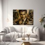 Goldener Erfolg – Luxus Wandbild auf Gallery Leinwand