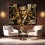 Goldener Erfolg – Luxus Wandbild auf Gallery Leinwand