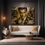 Goldener Erfolg – Luxus Wandbild auf Gallery Leinwand