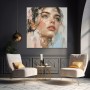 Pastellblick – Modernes Wandbild als Leinwandbild