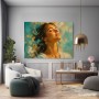 Sonnengeküsstes Porträt als Leinwandbild und Fine Art Print