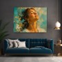 Sonnengeküsstes Porträt als Leinwandbild und Fine Art Print