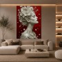 Elegante Blütenmuse – Wandbild als Acrylbild
