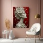 Elegante Blütenmuse – Wandbild als Acrylbild