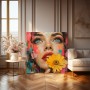 Strahlender Blick – Modernes Wandbild als Acrylbild