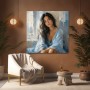 Elegantes Porträt als Wandbild und Gallery Leinwand