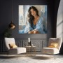 Elegantes Porträt als Wandbild und Gallery Leinwand