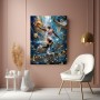Legendärer Slam Dunk als Leinwandbild & Poster