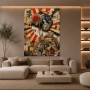 Geisha im Urban-Japan-Stil – Leinwandbild & Poster