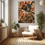 Geisha im Urban-Japan-Stil – Leinwandbild & Poster