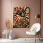 Geisha im Urban-Japan-Stil – Leinwandbild & Poster