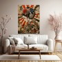 Geisha im Urban-Japan-Stil – Leinwandbild & Poster