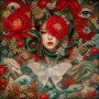 Mystische Blütenkönigin – Wandbild als Fine Art Print