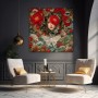 Mystische Blütenkönigin – Wandbild als Fine Art Print