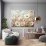 Zarte Kosmeenblüten als Leinwand & Poster in Pastell