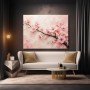 Kirschblüten in Rosa – Leinwand Wandbild
