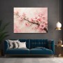 Kirschblüten in Rosa – Leinwand Wandbild