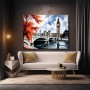 London im Herbst – Wandbild als Gallery Leinwand