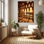 Venedig im goldenen Abendlicht – Gallery Leinwand als Wandbild