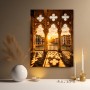 Venezianische Abendsonne – Wandbild auf Gallery Leinwand