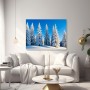 Verschneiter Winterwald – Leinwandbild & Poster in klarer Naturästhetik