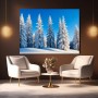 Verschneiter Winterwald – Leinwandbild & Poster in klarer Naturästhetik