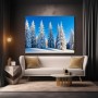 Verschneiter Winterwald – Leinwandbild & Poster in klarer Naturästhetik