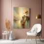 Haus am Felsufer – Modernes Wandbild als Leinwandbild
