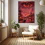 Venedig unter dem roten Auge – Wandbild als Gallery Leinwand