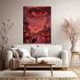 Venedig unter dem roten Auge – Wandbild als Gallery Leinwand