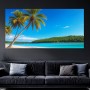 Tropische Küste als Wandbild auf Gallery Leinwand