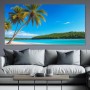 Tropische Küste als Wandbild auf Gallery Leinwand