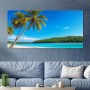 Tropische Küste als Wandbild auf Gallery Leinwand