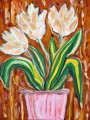 Drei Tulpen, Blumen