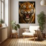 Majestätischer Tiger – Wandbild als kraftvolles Poster
