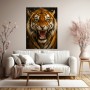 Majestätischer Tiger – Wandbild als kraftvolles Poster