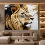 Majestätischer Löwe – Modernes Wandbild als Acrylbild
