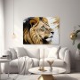 Majestätischer Löwe – Modernes Wandbild als Acrylbild