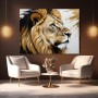 Majestätischer Löwe – Modernes Wandbild als Acrylbild