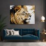 Majestätischer Löwe – Modernes Wandbild als Acrylbild